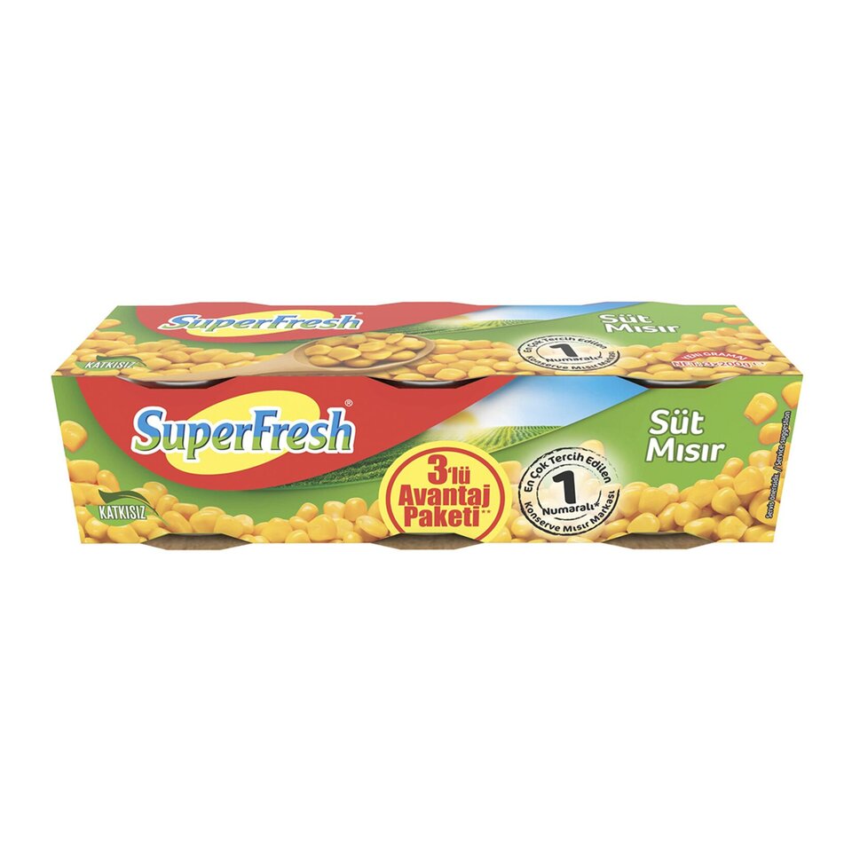 SUPERFRESH MISIR 3*200 GR