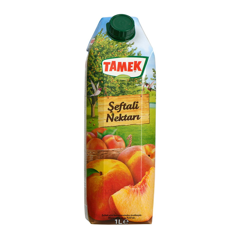 TAMEK MEYVE SU 1 LT-ŞEFTALİ