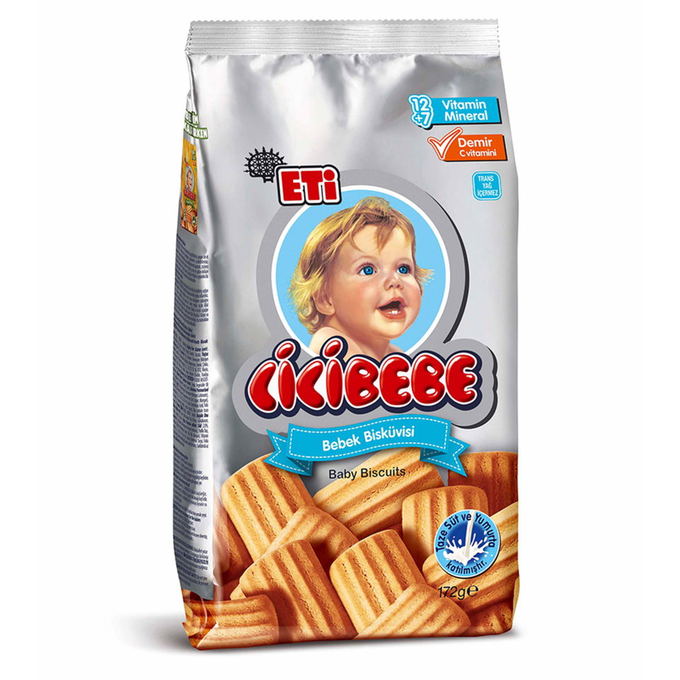 ETİ CİCİBEBE BEBEK BİSKÜVİ 172 GR.