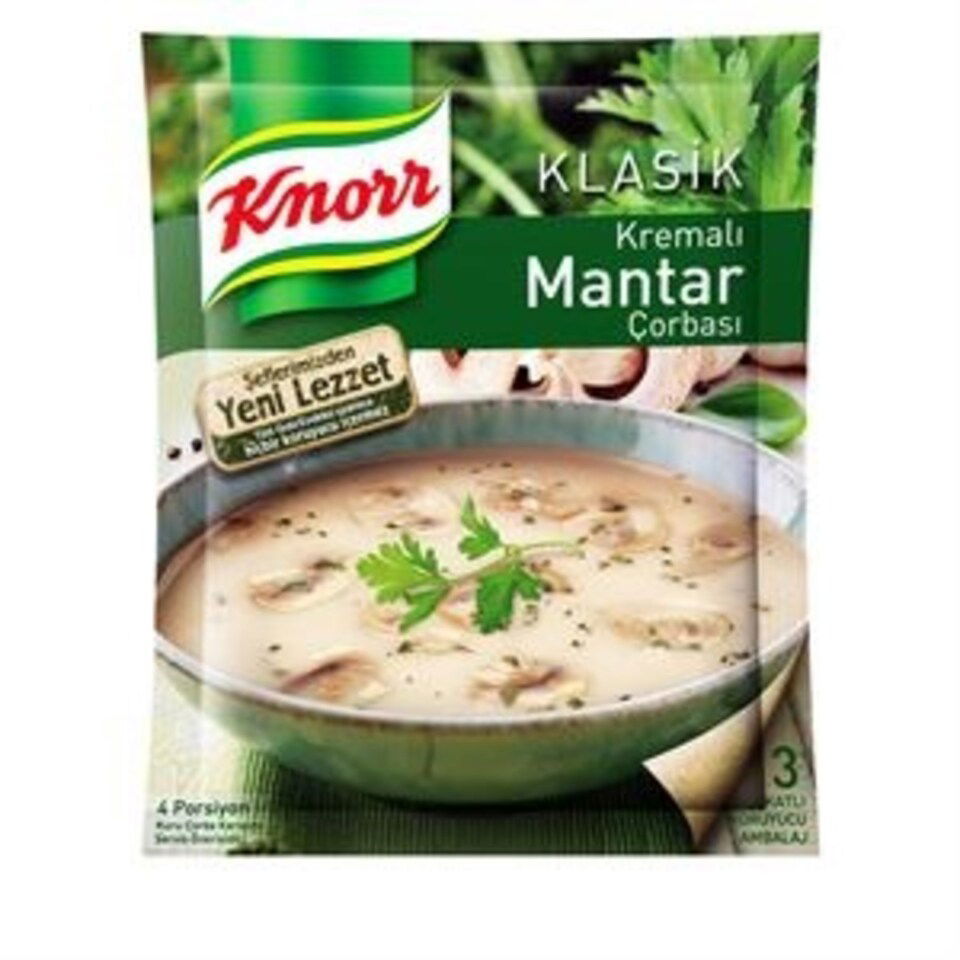 KNORR ÇORBA KLASİK 58 GR.-KREMALI MANTAR