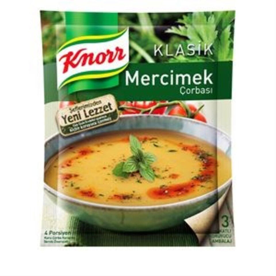 KNORR ÇORBA KLASİK 58 GR.-MERCİMEK