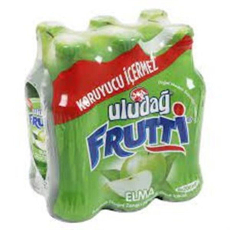 ULUDAĞ FRUTTİ AROMALI MADEN SU 6*200 ML - ELMA
