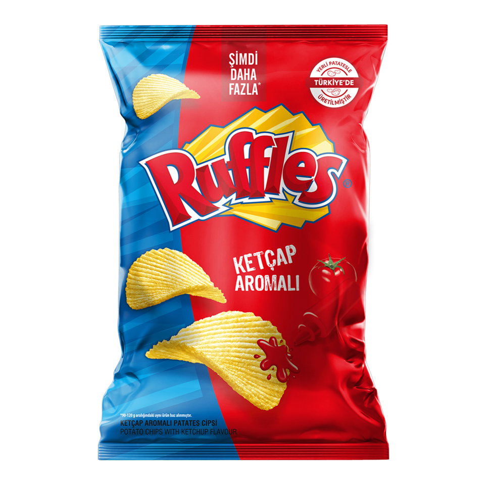 RUFFLES CİPS 125 GR-KETÇAP (SÜPER BOY)