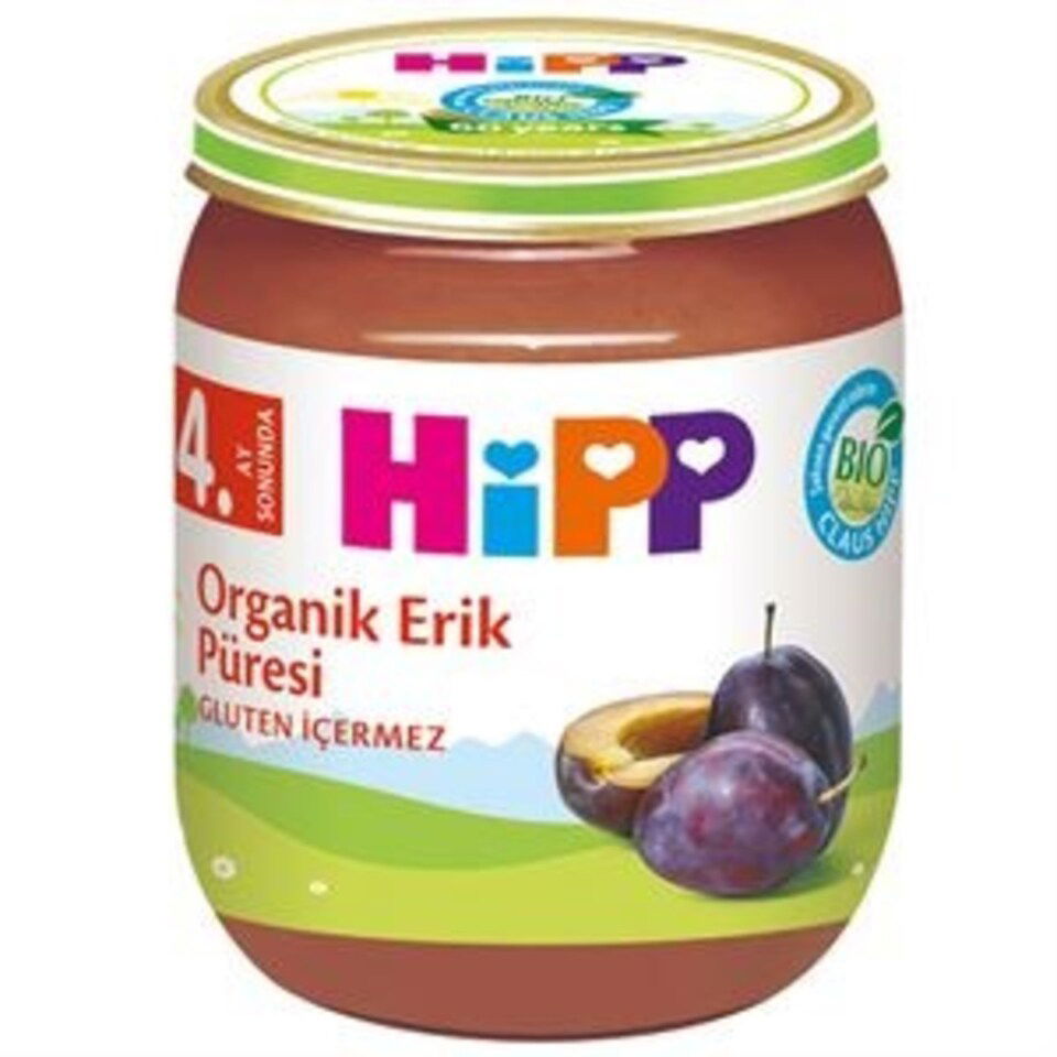 HIPP ORGANIK ERIK PÜRESI 125 GR.