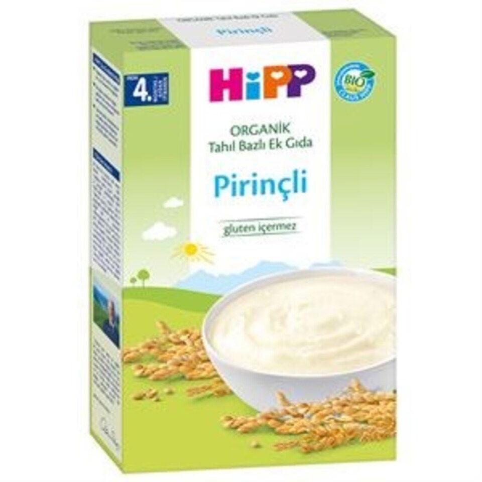 HIPP ORGANIK PIRINÇLI TAHIL BAZLI EK GIDA 200 GR.