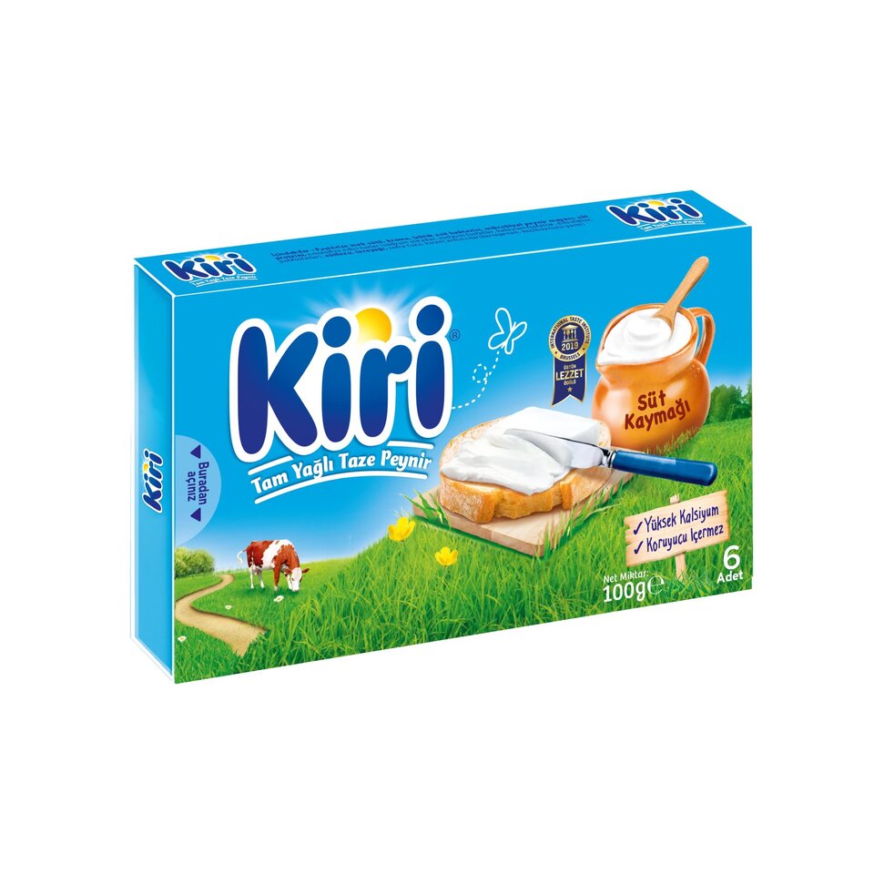 KİRİ TAM YAĞLI TAZE PEYNİR 6'LI 100G