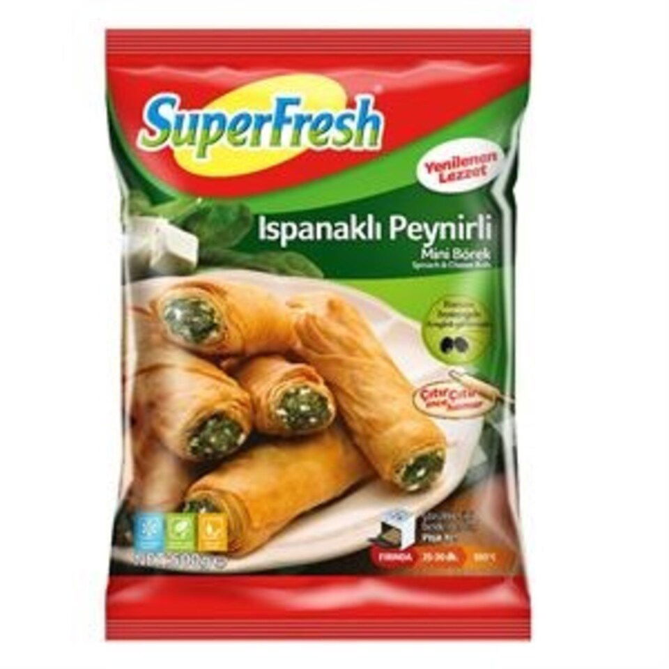 SUPEFRESH RULO BÖREK 500 GR-ISPANAKLI