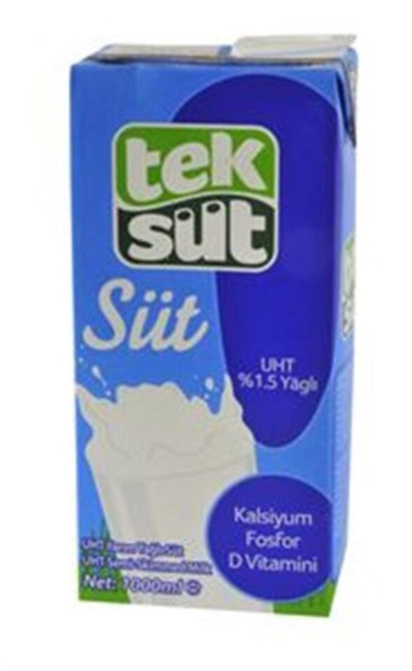 TEKSÜT YARIM YAĞLI SÜT 1 LT-UHT