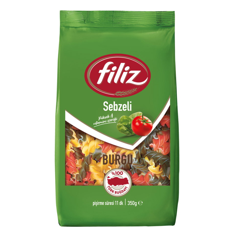 FİLİZ MAKARNA 350 GR - SEBZELİ BURGU