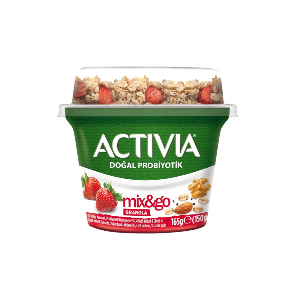 ACTİVİA MİX&GO TOPPER-ÇİLEK CHİA 168 GR