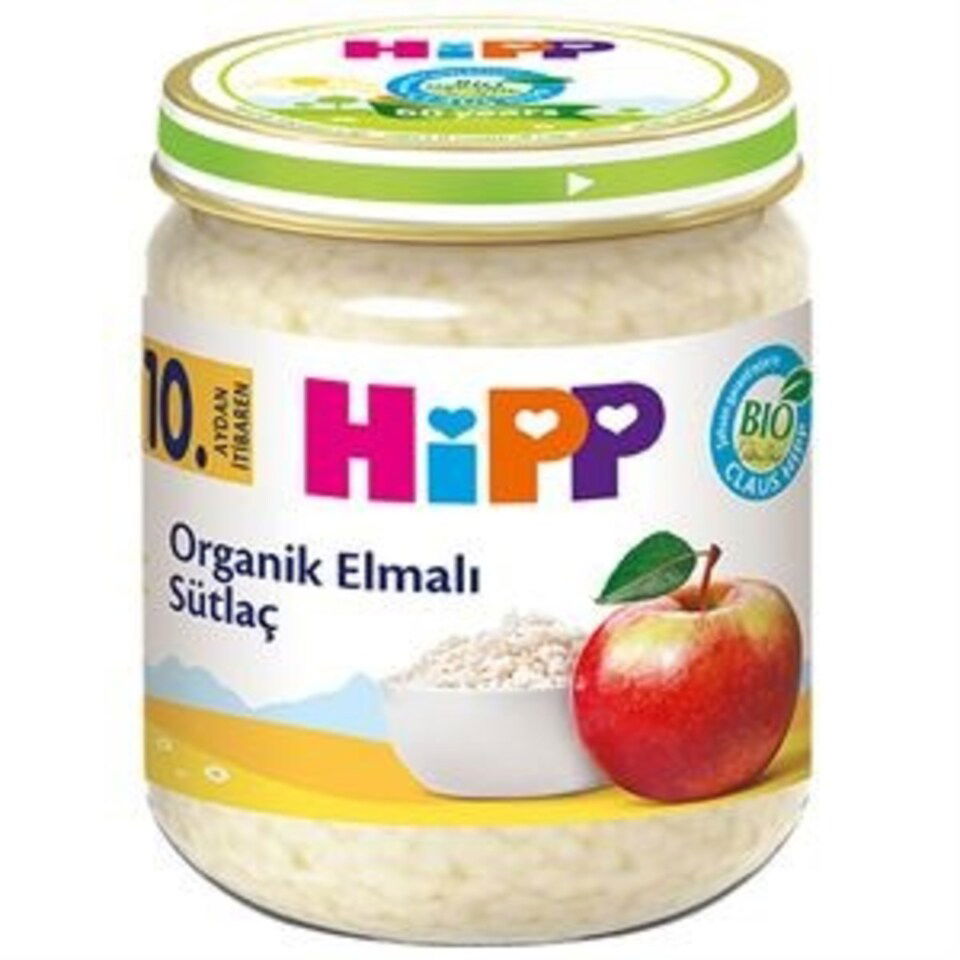 HIPP ORGANIK ELMALI SÜTLAÇ 200 GR.