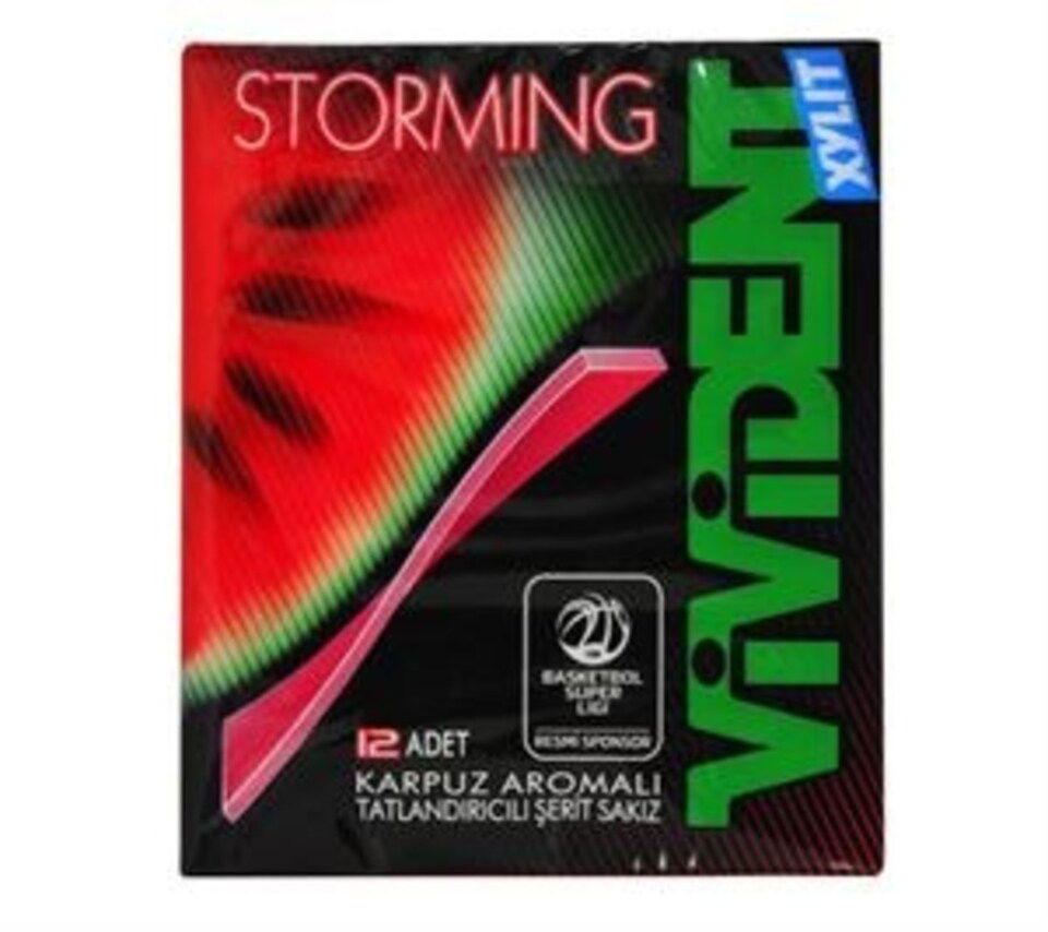 VİVİDENT SAKIZ 33 GR. - (KARPUZ) STORMİNG
