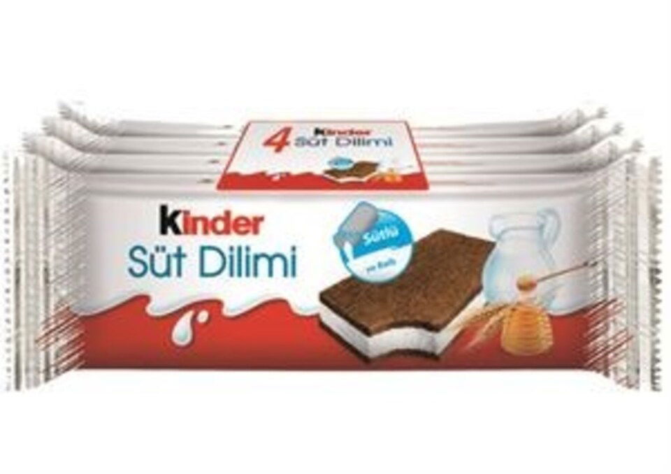 KİNDER SÜT DİLİMİ T4  112 GR. * 10