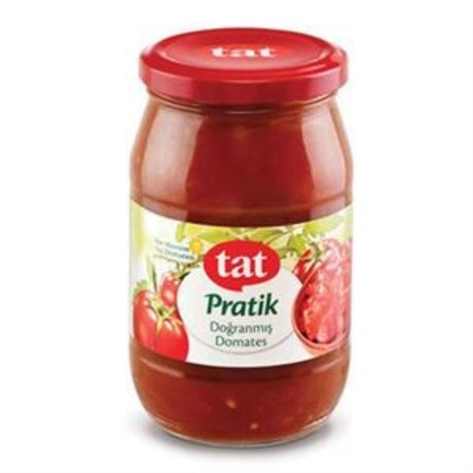 TAT DOĞRANMIŞ DOMATES 340 GR. (CAM)