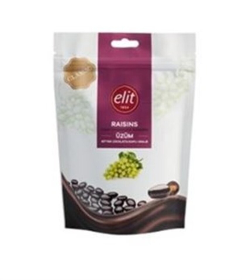 ELİT DRAJE ÇİKOLATA 125 GR. -ÜZÜM BİTTER (BYR)