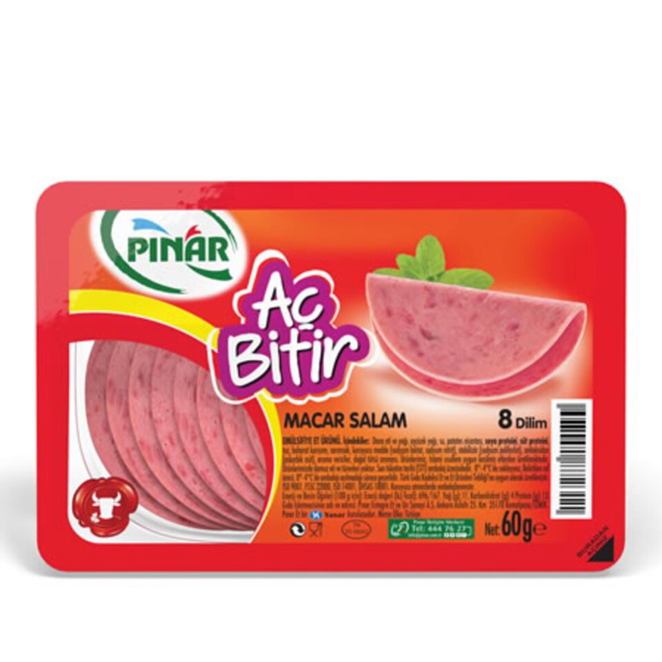 PINAR MACAR SALAM 60 GR-AÇ BİTİR