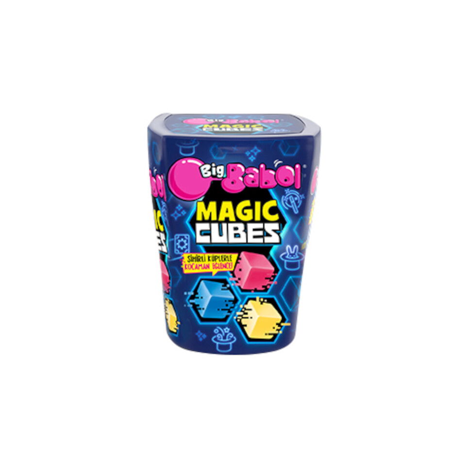 BİG BABOL SAKIZ MAGIC CUBES 25 GR. ŞİŞE