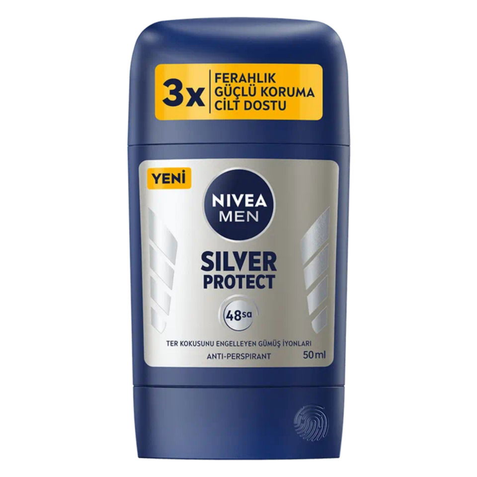 NİVEA STİCK MEN 50 ML-SILVER PROTECT