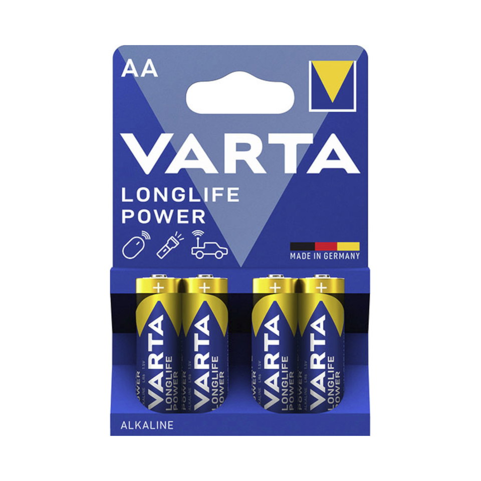VARTA PİL LONGLİFE POWER 4*LÜ KALEM AA