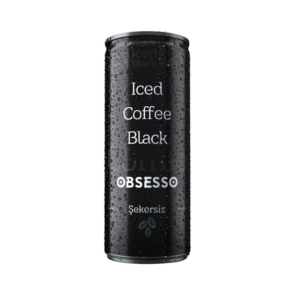 OBSESSO SOĞUK KAHVE 250 ML.-BLACK ŞEKERSİZ