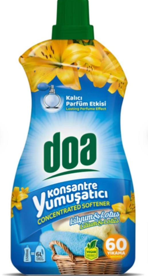DOA YUMUŞATICI 1500 ML-LİLİ LOTUS