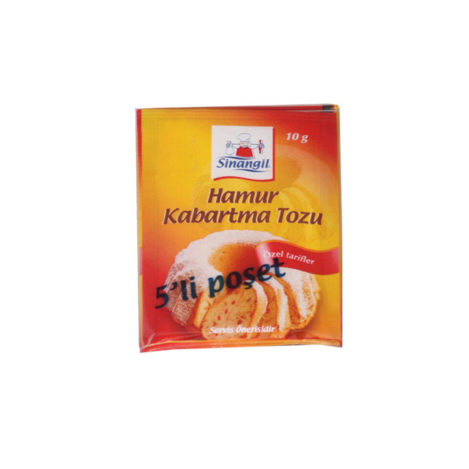 SİNANGİL HAMUR KABART TOZU 10GR 5*Lİ
