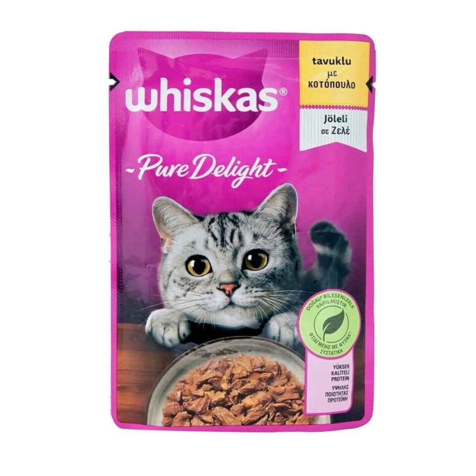 WH.ISKAS KEDİ MAMA 85 GR. POUCH GÜVEÇ TAVUK