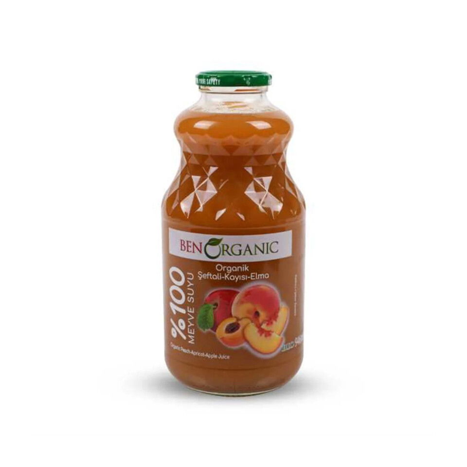 BENORGANİK KAYISI ŞEF.ELMA SUYU 946 ML
