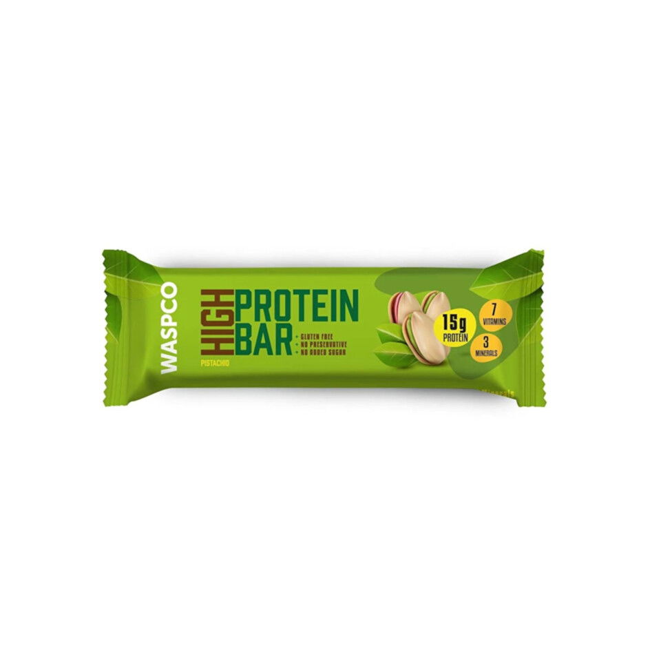 WASPCO ANTEP FISTIKLI PROTEİN BAR 50 GR