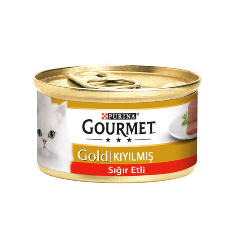 PURİNA GOURMET GOLD KEDİ MAMA 85 GR.-SIĞIR  ETLİ