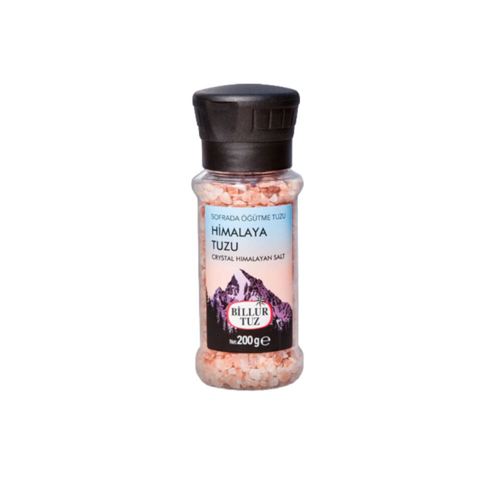 BİLLUR TUZ 200 GR-HİMALAYA TUZU-DEĞİRMEN