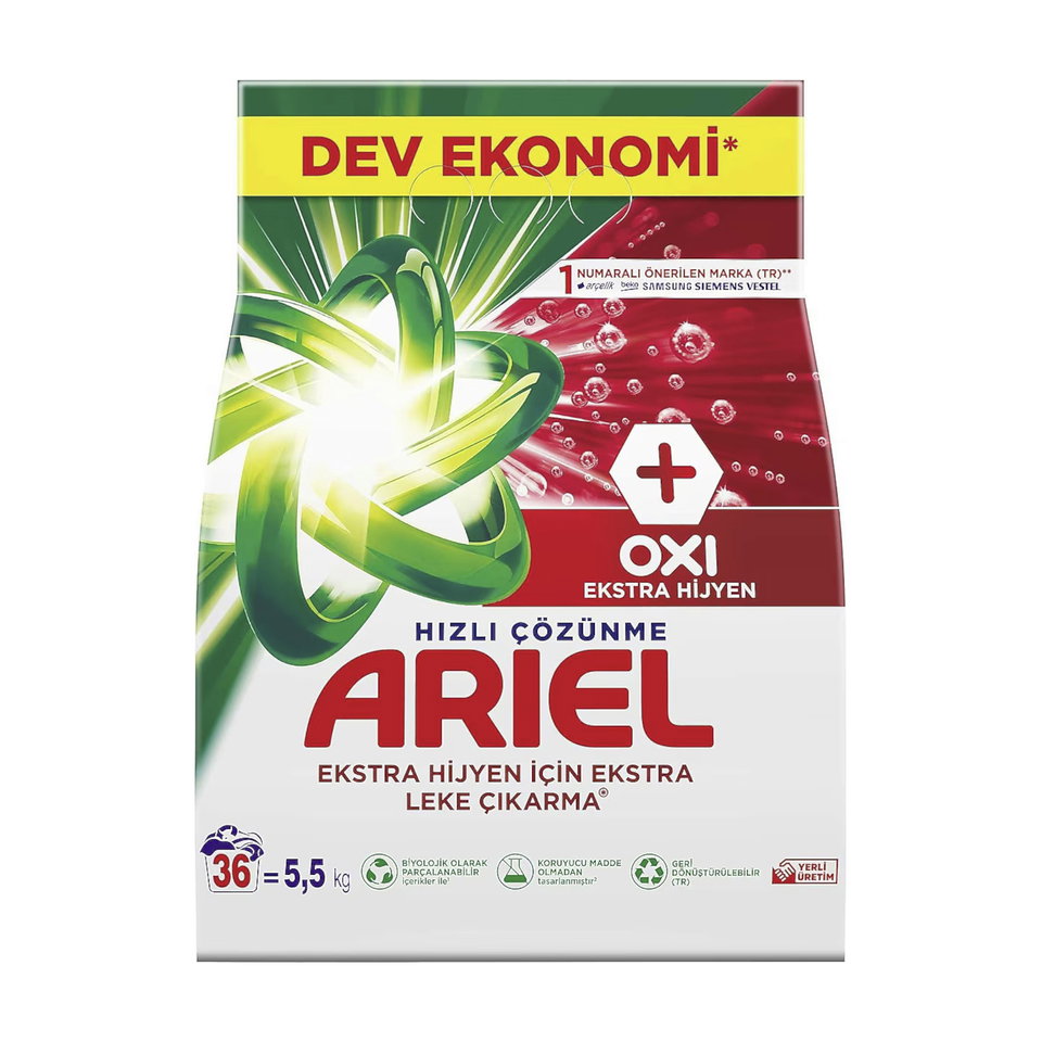 ARİEL MATİK 5,5 KG-OXİ EKSTRA HİJYEN