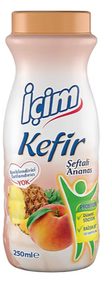 İÇİM KEFİR 250 ML ŞEFTALİ ANANAS