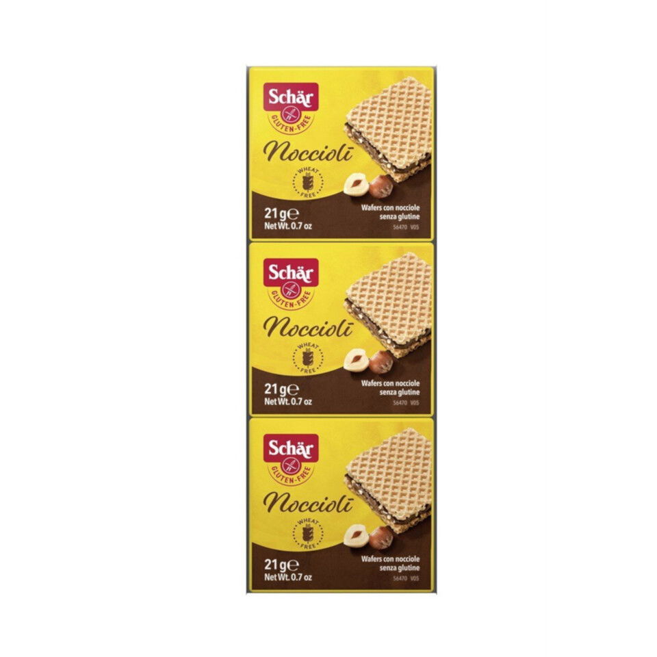 SCHAR GLUTENSİZ NOCCİOLİ GOFRET 63 GR- FINDIKLI