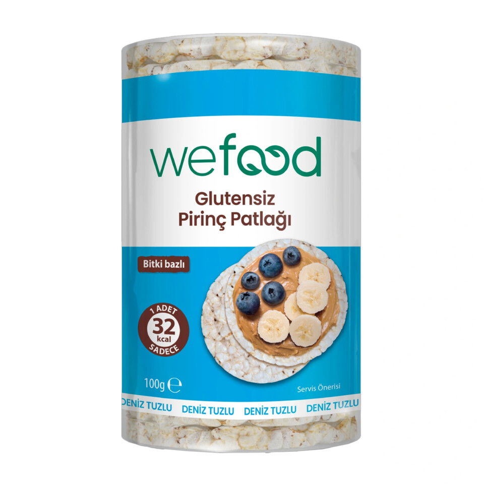 WEFOOD PİRİNÇ  PATLAĞI 100 GR GLUTENSIZ