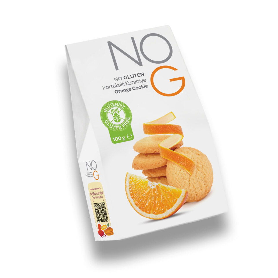 NOG PORTAKALLI KURABİYE 100 GR - GULUTENSİZ