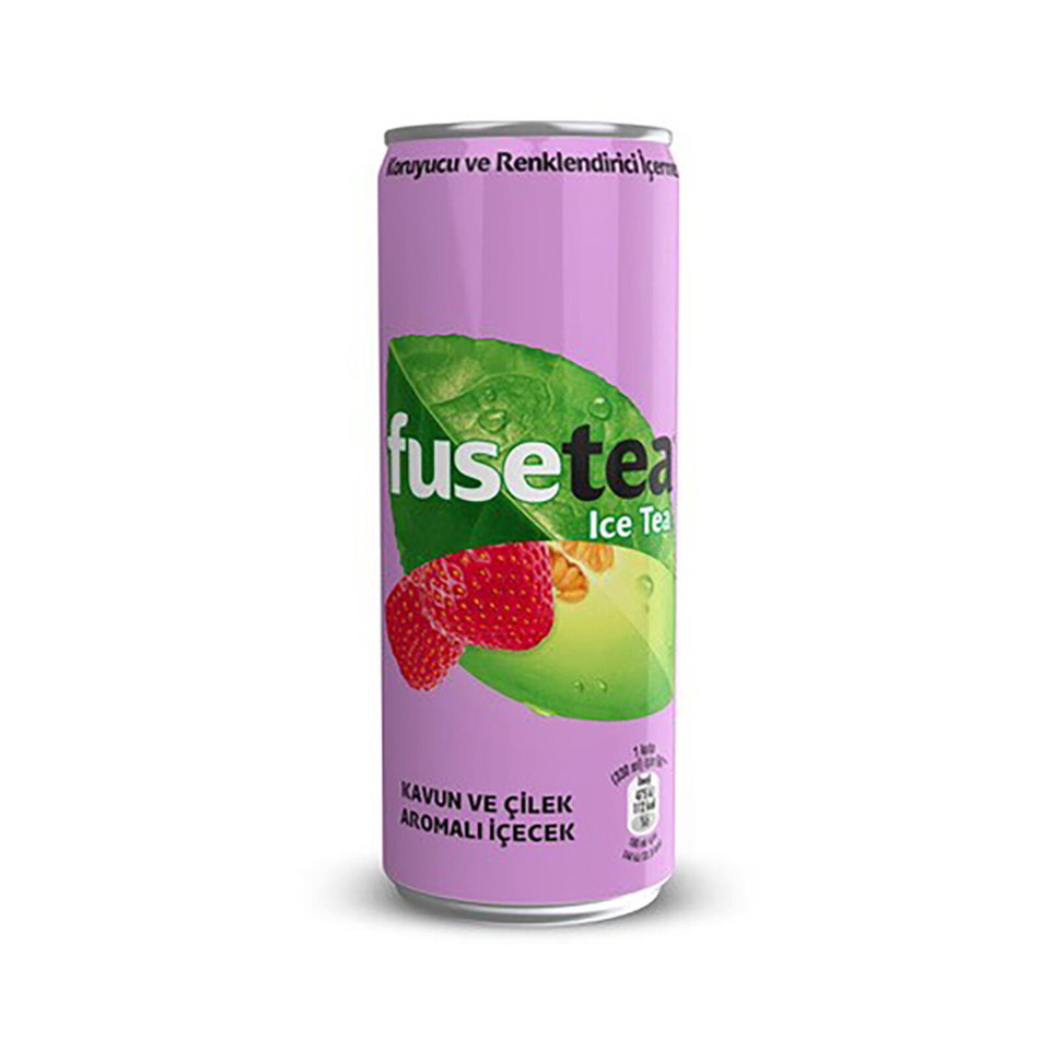 FUSE TEA SOĞUK ÇAY 330 ML-KAVUN&ÇİLEK(CAN)