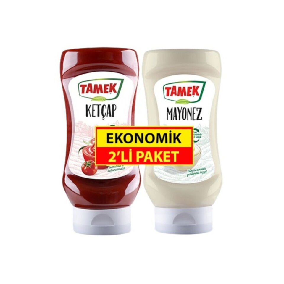 TAMEK KETÇAP  355GR +MAYONEZ 320 GR
