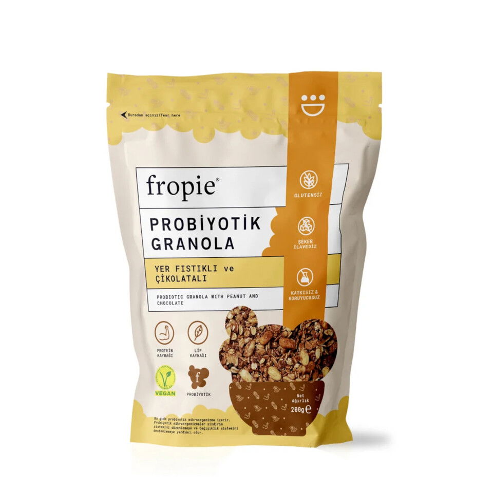 FROPİE GRANOLA 200GR YERFISTIK&ÇİKOLATA