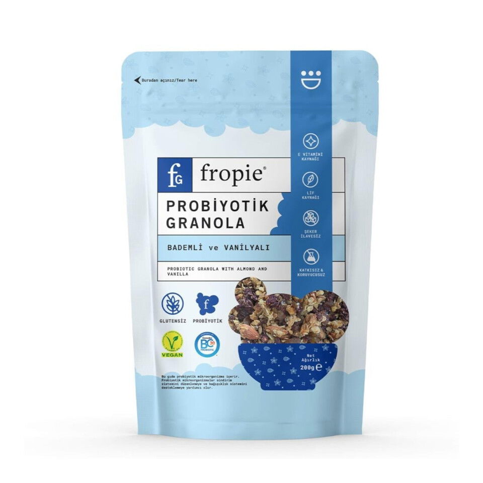 FROPİE GRANOLA 200GR BADEM&VANİLYA