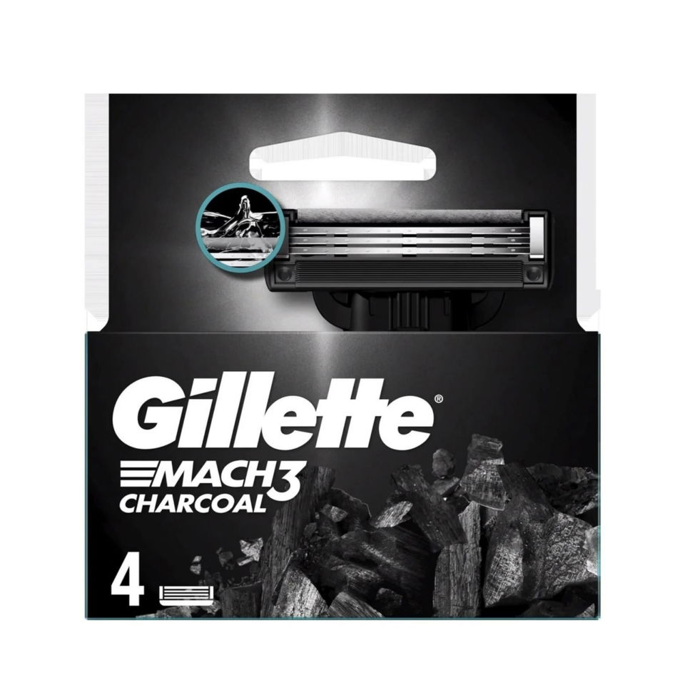 GILLETTE MACH3 CHARCOAL YEDEK BIÇAK