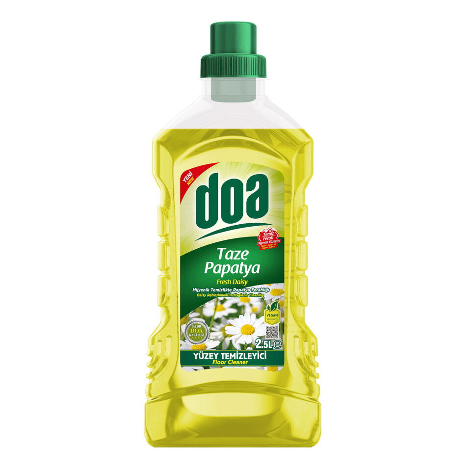 DOA YÜZEY TEMİZLEYİCİ 2500 ML-PAPATYA