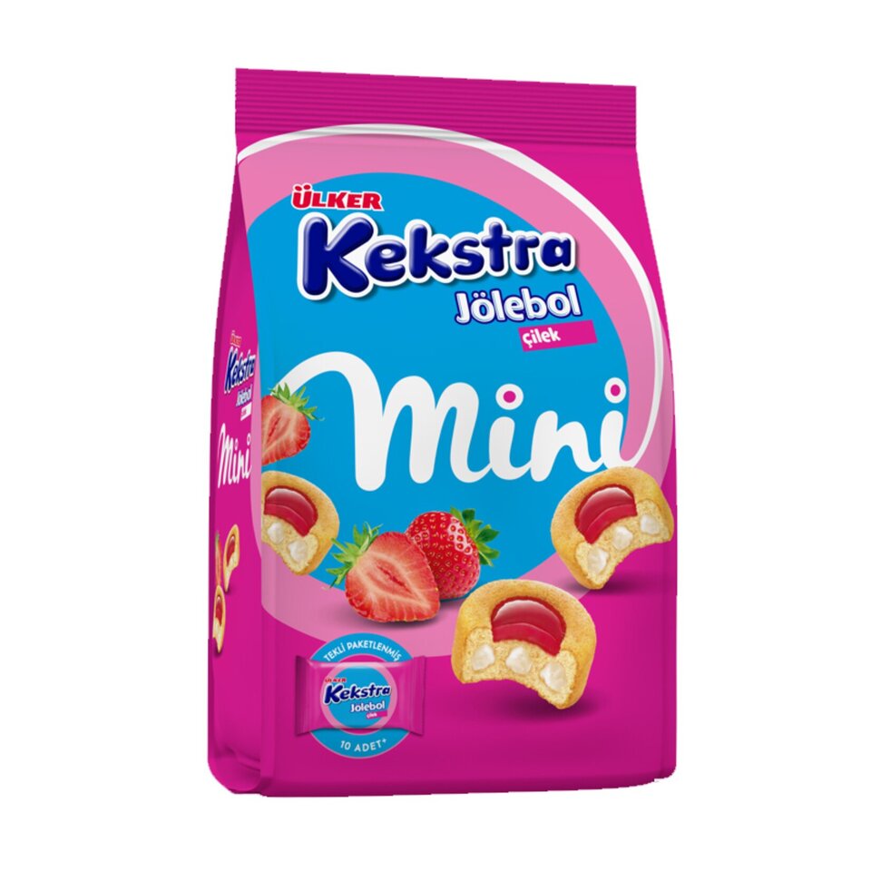 ÜLKER KEKSTRA KEK MİNİ 150 GR.-ÇİLEK