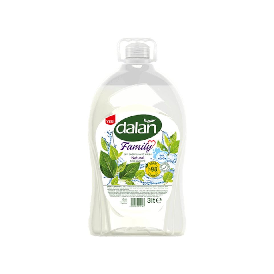 DALAN FAMİLY SIVI SABUN 3000 ML-NATURAL