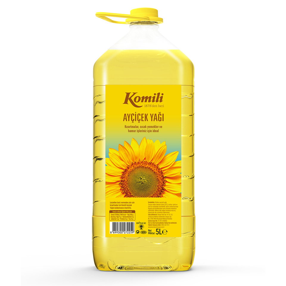 KOMİLİ AYÇİÇEK YAĞ 5 LT. PET
