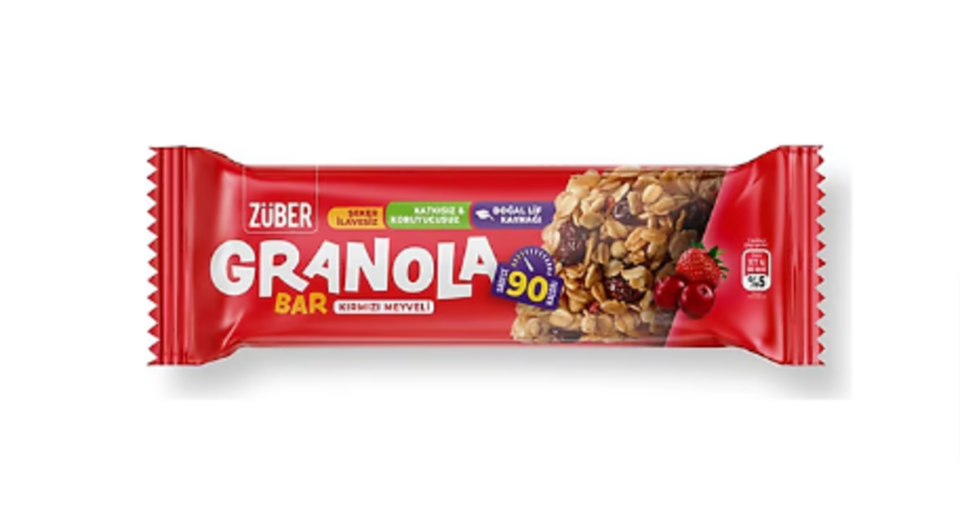 ZÜBER GRANOLA BAR 25 GR. - ORM MEYVELİ