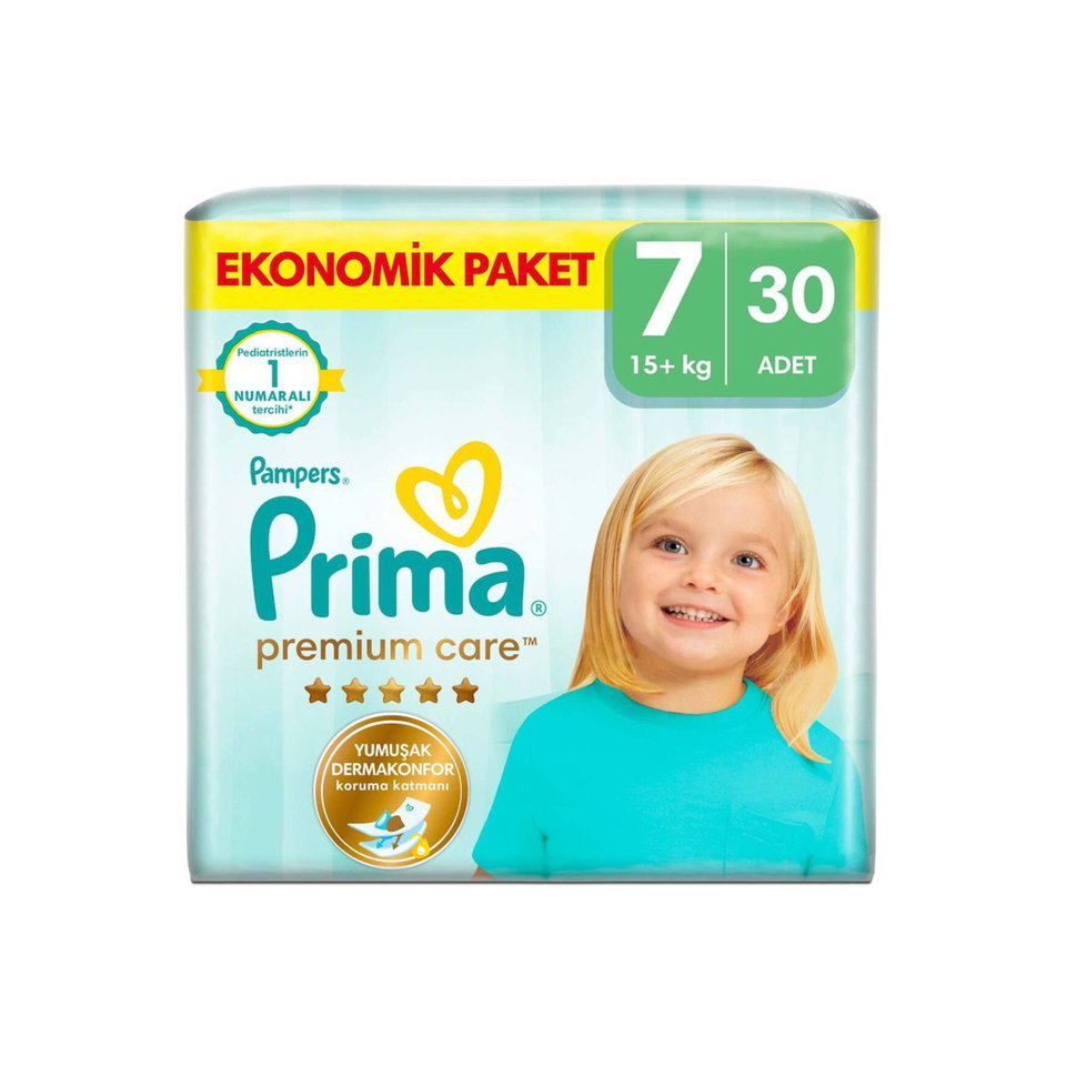 PRİMA PREM CARE BEBEK BEZİ İKİZ PK-XXL 30'LU