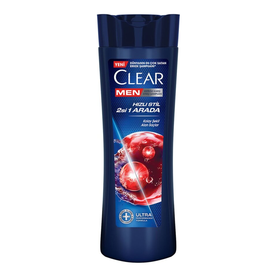 CLEAR MEN ŞAMP 350 ML-2Sİ1 ARADA HIZLI STİL