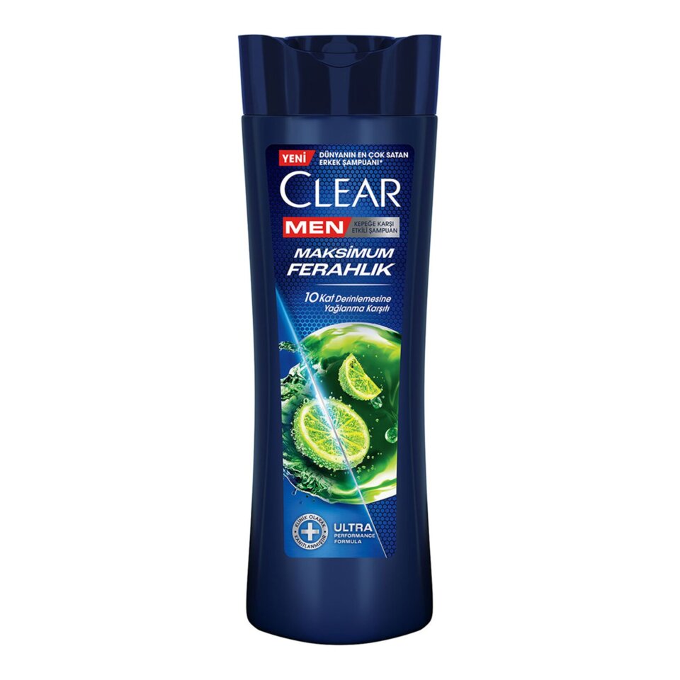 CLEAR MEN ŞAMP 350 ML-MAX FERAH. YAĞLI SAÇ DERİSİ