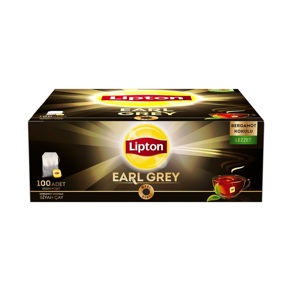 LİPTON BARDAK POŞET ÇAY 100LÜ-EARL GREY